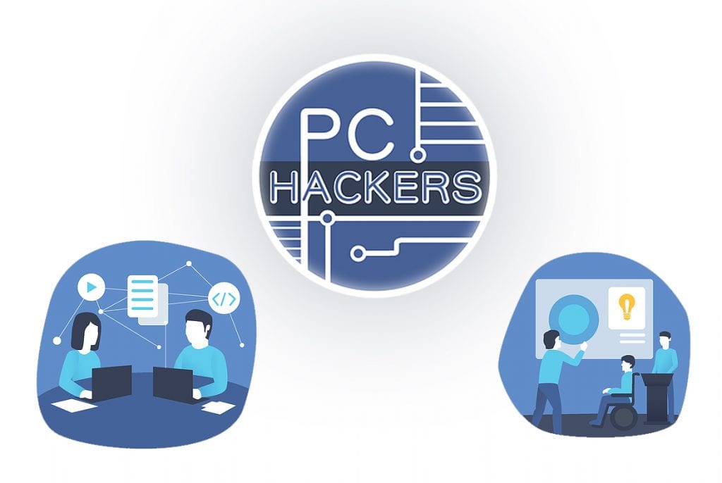PC hackers logo