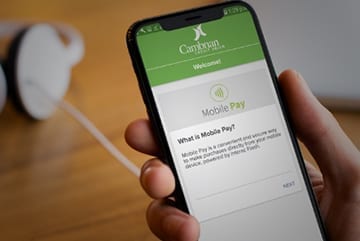 Mobile Pay App on a Smartphone