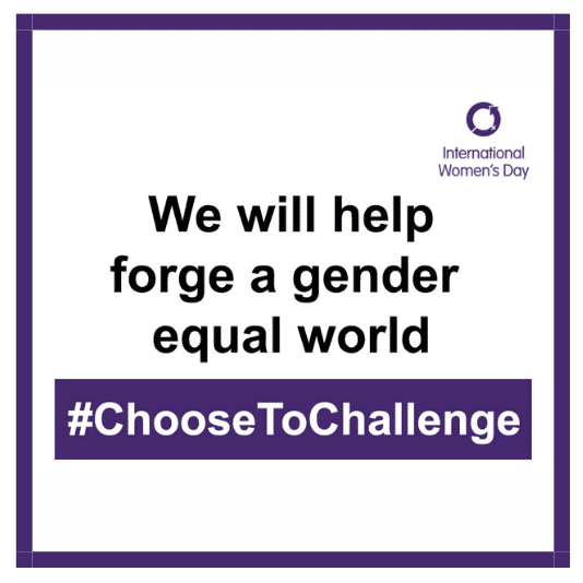 we will help forge a gender equal world