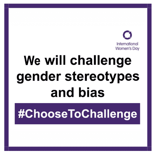 We will challenge gender bias
